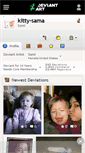 Mobile Screenshot of kitty-sama.deviantart.com