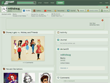 Tablet Screenshot of mithdraug.deviantart.com