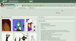 Desktop Screenshot of blackkazekitsune.deviantart.com