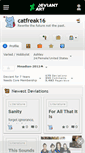 Mobile Screenshot of catfreak16.deviantart.com