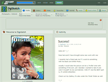 Tablet Screenshot of digisketch.deviantart.com