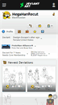 Mobile Screenshot of megamanrecut.deviantart.com
