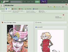 Tablet Screenshot of miruka-chan.deviantart.com