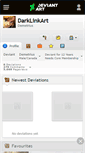 Mobile Screenshot of darklinkart.deviantart.com