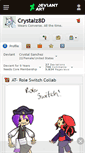 Mobile Screenshot of crystalz8d.deviantart.com