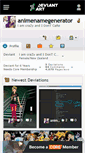 Mobile Screenshot of animenamegenerator.deviantart.com
