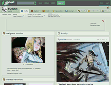 Tablet Screenshot of fspider.deviantart.com