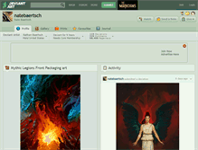 Tablet Screenshot of natebaertsch.deviantart.com