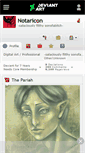 Mobile Screenshot of notaricon.deviantart.com