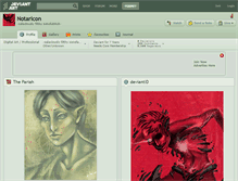 Tablet Screenshot of notaricon.deviantart.com