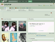 Tablet Screenshot of candyxdrugs.deviantart.com