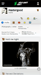Mobile Screenshot of mastergood.deviantart.com