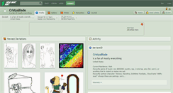 Desktop Screenshot of cristyablade.deviantart.com