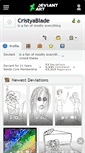 Mobile Screenshot of cristyablade.deviantart.com