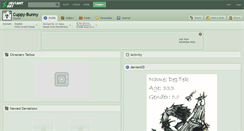 Desktop Screenshot of cuppy-bunny.deviantart.com