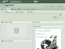 Tablet Screenshot of cuppy-bunny.deviantart.com