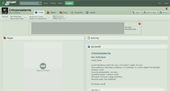 Desktop Screenshot of crimzonaeternis.deviantart.com