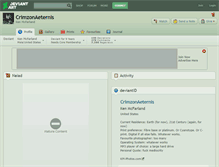 Tablet Screenshot of crimzonaeternis.deviantart.com