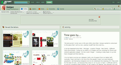 Desktop Screenshot of debjani.deviantart.com
