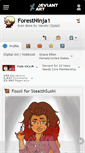 Mobile Screenshot of forestninja1.deviantart.com
