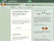 Tablet Screenshot of naruto-addicts-unite.deviantart.com