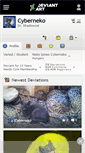 Mobile Screenshot of cyberneko.deviantart.com