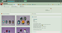 Desktop Screenshot of hatterlet.deviantart.com