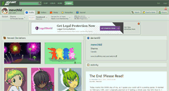 Desktop Screenshot of mewchild.deviantart.com