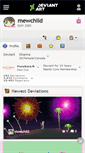 Mobile Screenshot of mewchild.deviantart.com