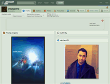 Tablet Screenshot of crazyzero.deviantart.com