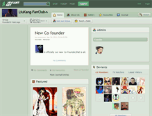 Tablet Screenshot of liukang-fanclub.deviantart.com