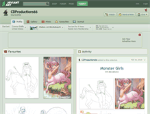 Tablet Screenshot of cdproductions66.deviantart.com