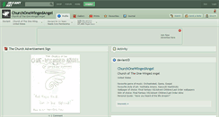 Desktop Screenshot of churchonewingedangel.deviantart.com