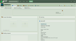 Desktop Screenshot of katiehorse.deviantart.com