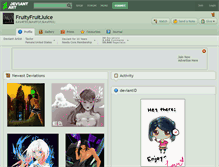 Tablet Screenshot of fruityfruitjuice.deviantart.com