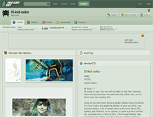 Tablet Screenshot of lil-kid-neko.deviantart.com