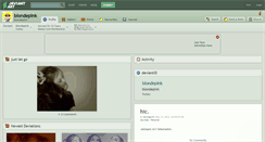 Desktop Screenshot of blondepink.deviantart.com