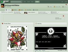 Tablet Screenshot of ericscsavnickitattoo.deviantart.com