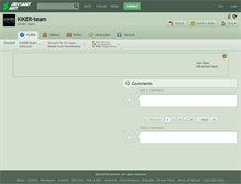 Tablet Screenshot of kiker-team.deviantart.com