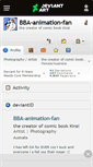 Mobile Screenshot of bba-animation-fan.deviantart.com
