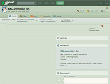 Tablet Screenshot of bba-animation-fan.deviantart.com