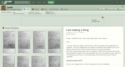 Desktop Screenshot of jumbi.deviantart.com