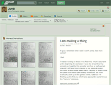 Tablet Screenshot of jumbi.deviantart.com