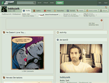 Tablet Screenshot of bobbyzeik.deviantart.com