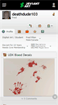 Mobile Screenshot of deathdude103.deviantart.com