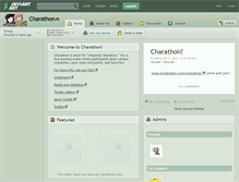 Tablet Screenshot of charathon.deviantart.com
