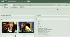 Desktop Screenshot of miyux.deviantart.com
