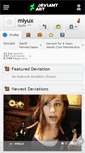 Mobile Screenshot of miyux.deviantart.com