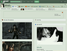 Tablet Screenshot of drii-a7x.deviantart.com