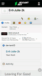 Mobile Screenshot of evil-julie-2k.deviantart.com